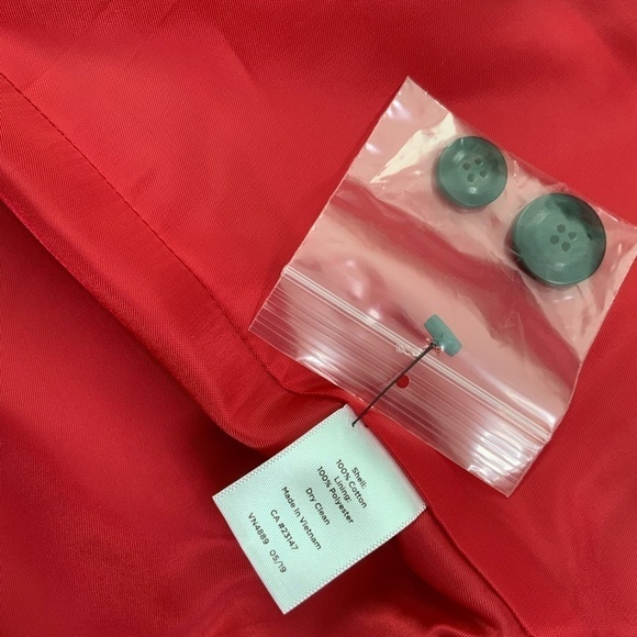 Talbots Red Velvet Blazer - Picture 7 of 7